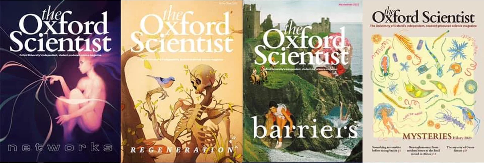 Past Print issues of the Oxford Scientist