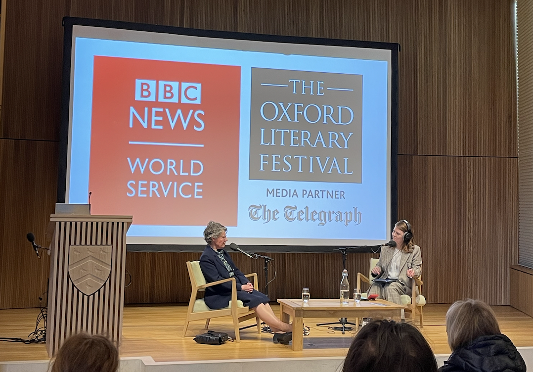 the Oxford literary festival talk by Bell Brunell